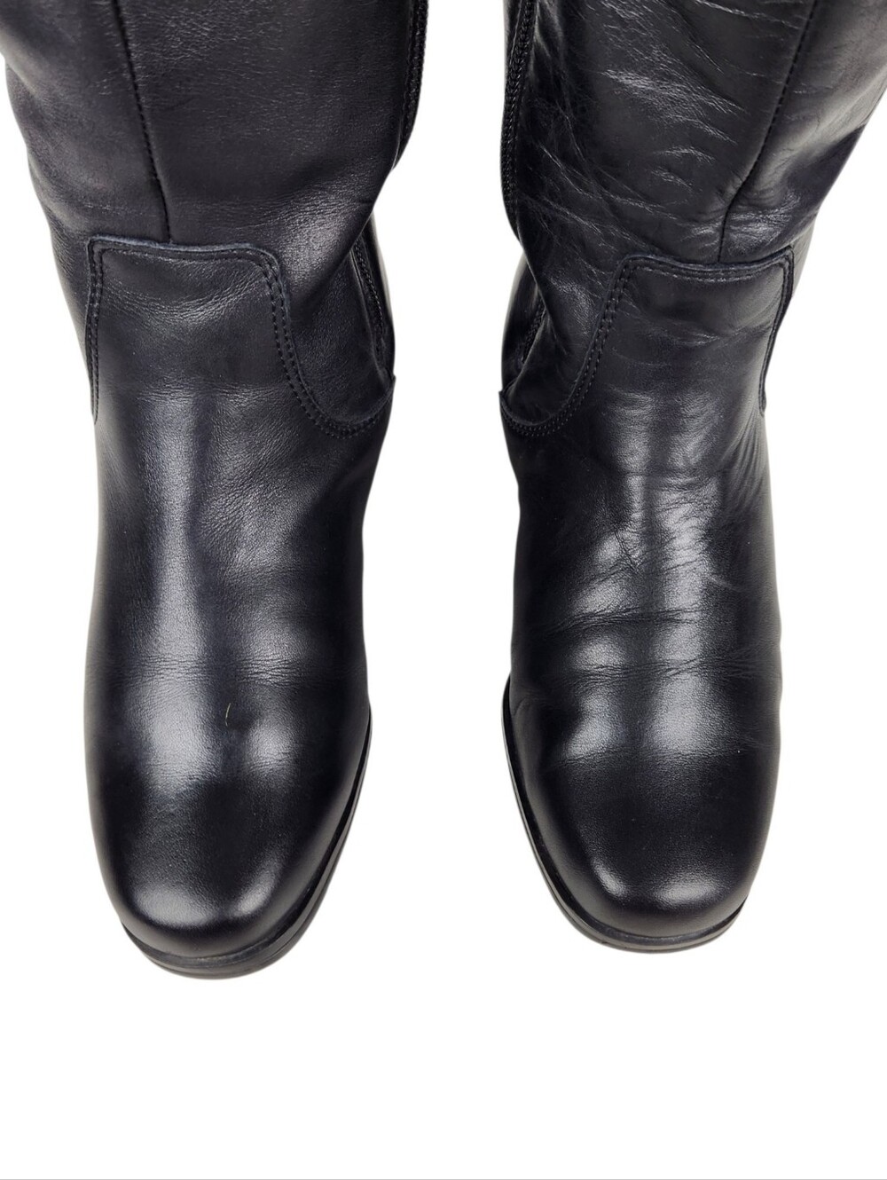 Blondo Aquaprotect Leather Riding Boots Black Leather Waterproof Womens Size 6 - Picture 7 of 15